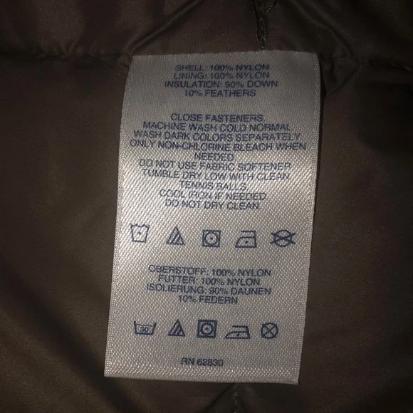 Lands End featherlight down jacket. - Picture 7 of 8